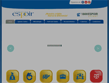 Tablet Screenshot of espoir.org.ec
