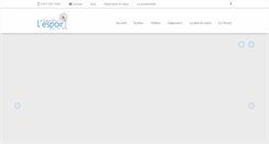 Desktop Screenshot of espoir.ca